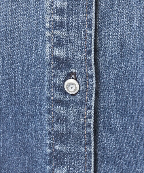 別注】＜Healthy DENIM＞Almond ミドル デニム シャツ（シャツ