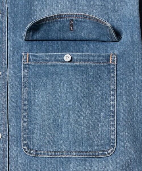 別注】＜Healthy DENIM＞Almond ミドル デニム シャツ（シャツ