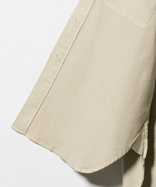 Healthy denim（ヘルシーデニム）の「【別注】＜Healthy DENIM＞Almond ミドル デニム シャツ（シャツ/ブラウス・レディース・ナチュラル/コバルトブルー・FREE）」の6枚目の写真