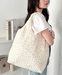 【A4サイズ対応】小花柄トートバッグ
