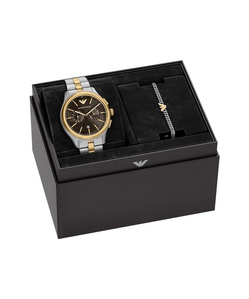 EMPORIO ARMANI(エンポリオアルマーニ)の「エンポリオ・アルマーニ 腕時計 メンズ アナログ ステンレス AR80084SET(アナログ腕時計・メンズ・マルチ・FREE)」の5枚目の写真