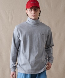 スムース タートルネック 長袖Tシャツ
