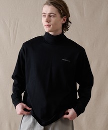 スムース タートルネック 長袖Tシャツ