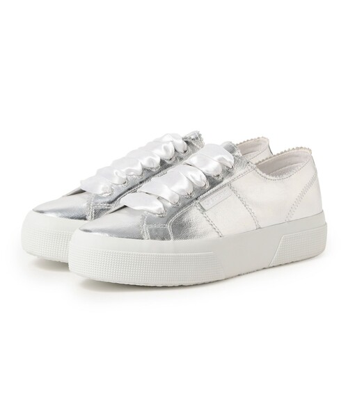 Demi-Luxe BEAMS（デミルクス ビームス）の「【WEB限定】PELLICO × SUPERGA / メタリック スニーカー（その他シューズ・レディース・シルバー・38/37/36/35）」の3枚目の写真
