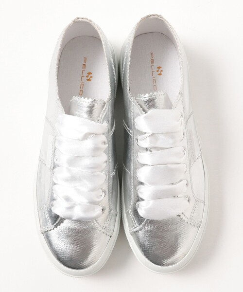 Demi-Luxe BEAMS（デミルクス ビームス）の「【WEB限定】PELLICO × SUPERGA / メタリック スニーカー（その他シューズ・レディース・シルバー・38/37/36/35）」の7枚目の写真