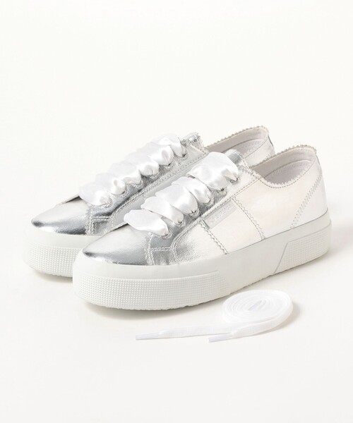 Demi-Luxe BEAMS（デミルクス ビームス）の「【WEB限定】PELLICO × SUPERGA / メタリック スニーカー（その他シューズ・レディース・シルバー・38/37/36/35）」の8枚目の写真