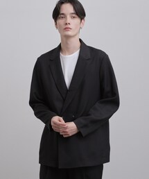 tk.TAKEO KIKUCHI（ティーケータケオキクチ）の「【上下2点セット ジャケット＆パンツ】ダブルセットアップ（セットアップ）」