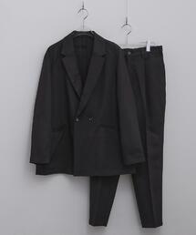 tk.TAKEO KIKUCHI（ティーケータケオキクチ）の「【上下2点セット ジャケット＆パンツ】ダブルセットアップ（セットアップ）」