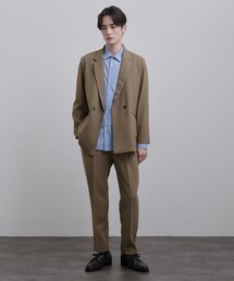 tk.TAKEO KIKUCHI（ティーケータケオキクチ）の「【上下2点セット ジャケット&パンツ】ダブルセットアップ（セットアップ）」
