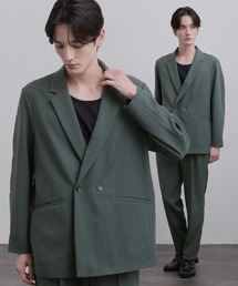 tk.TAKEO KIKUCHI（ティーケータケオキクチ）の「【上下2点セット ジャケット＆パンツ】ダブルセットアップ（セットアップ）」