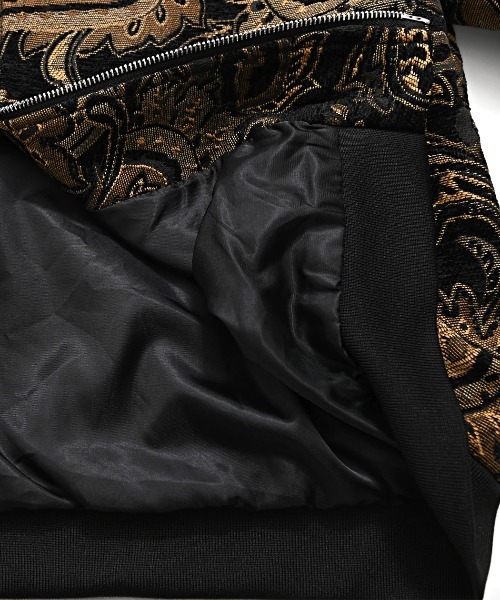 CavariA（キャバリア）の「『CavariA/キャバリア』ゴブランMA-1 JKT（MA-1・メンズ・ベージュ/ブラック・L/M）」の22枚目の写真