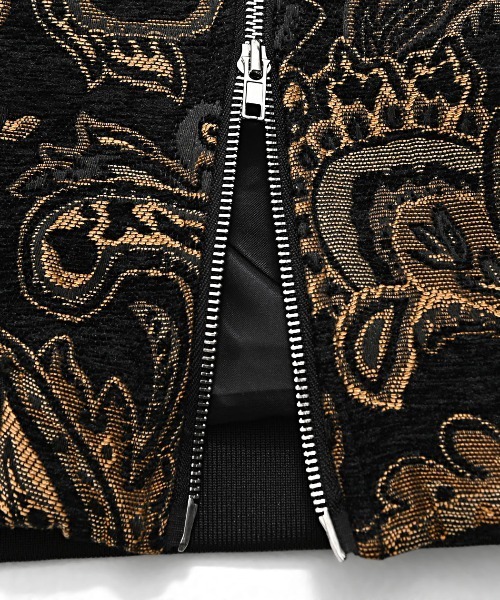 CavariA（キャバリア）の「『CavariA/キャバリア』ゴブランMA-1 JKT（MA-1・メンズ・ベージュ/ブラック・L/M）」の21枚目の写真