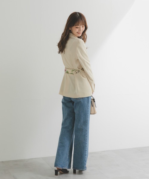 URBAN RESEARCH ROSSO WOMEN(アーバンリサーチ ロッソ)の「manipuri 65ハーバルガーデン(バンダナ/スカーフ・レディース・ピンク・-)」の4枚目の写真