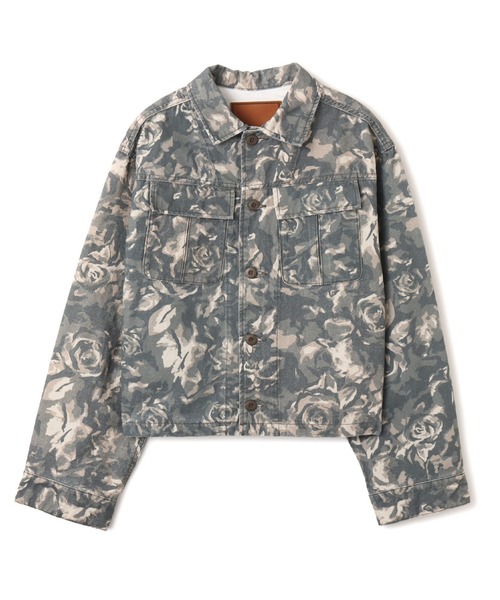 atmos pink(アトモスピンク)の「atmos pink Rose Camouflage Jacket / アトモスピンク ローズ カモフラージュ ジャケット(その他アウター・レディース・ピンク/カーキ・FREE)」の1枚目の写真