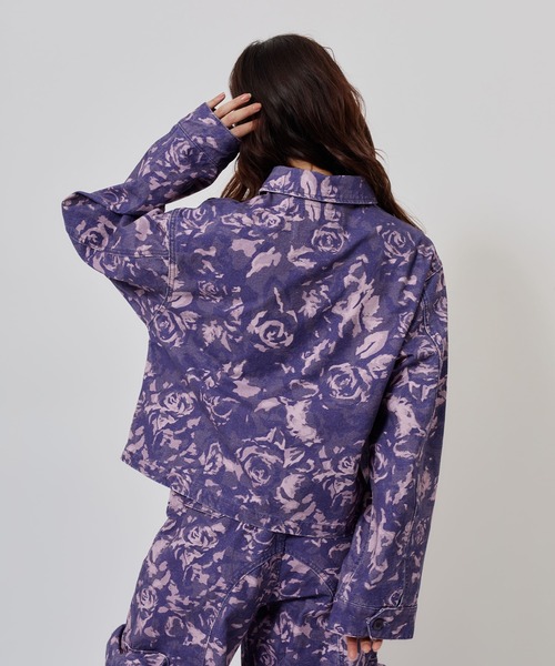 atmos pink(アトモスピンク)の「atmos pink Rose Camouflage Jacket / アトモスピンク ローズ カモフラージュ ジャケット(その他アウター・レディース・ピンク/カーキ・FREE)」の10枚目の写真
