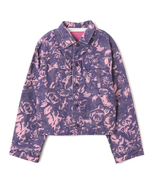 atmos pink(アトモスピンク)の「atmos pink Rose Camouflage Jacket / アトモスピンク ローズ カモフラージュ ジャケット(その他アウター・レディース・ピンク/カーキ・FREE)」の4枚目の写真