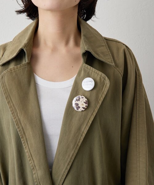 Whim Gazette(ウィムガゼット)の「ミリタリーコート(その他アウター・レディース・カーキ・FREE)」の12枚目の写真