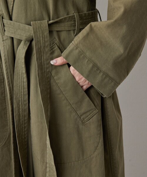 Whim Gazette(ウィムガゼット)の「ミリタリーコート(その他アウター・レディース・カーキ・FREE)」の14枚目の写真