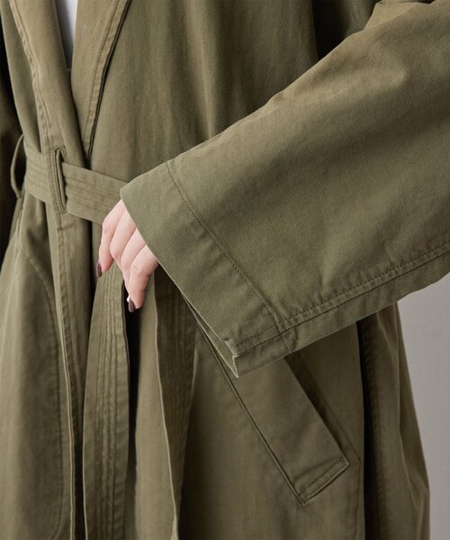 Whim Gazette(ウィムガゼット)の「ミリタリーコート(その他アウター・レディース・カーキ・FREE)」の15枚目の写真