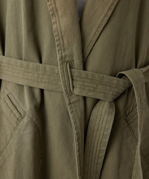 Whim Gazette(ウィムガゼット)の「ミリタリーコート(その他アウター・レディース・カーキ・FREE)」の5枚目の写真