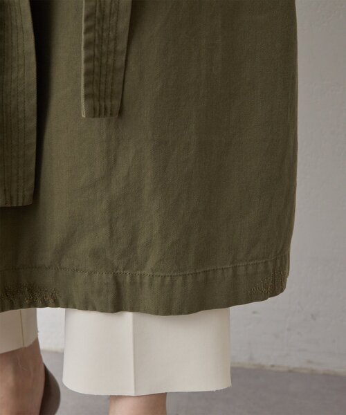 Whim Gazette(ウィムガゼット)の「ミリタリーコート(その他アウター・レディース・カーキ・FREE)」の6枚目の写真