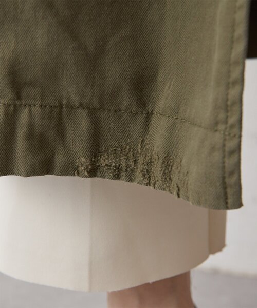 Whim Gazette(ウィムガゼット)の「ミリタリーコート(その他アウター・レディース・カーキ・FREE)」の8枚目の写真