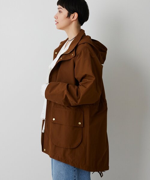 Whim Gazette（ウィムガゼット）の「ウェザーフードブルゾン（ブルゾン・レディース・ベージュ/ブラウン・FREE）」の8枚目の写真