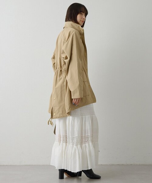 Whim Gazette（ウィムガゼット）の「ウェザーフードブルゾン（ブルゾン・レディース・ベージュ/ブラウン・FREE）」の19枚目の写真