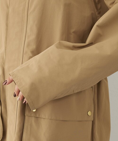 Whim Gazette（ウィムガゼット）の「ウェザーフードブルゾン（ブルゾン・レディース・ベージュ/ブラウン・FREE）」の3枚目の写真