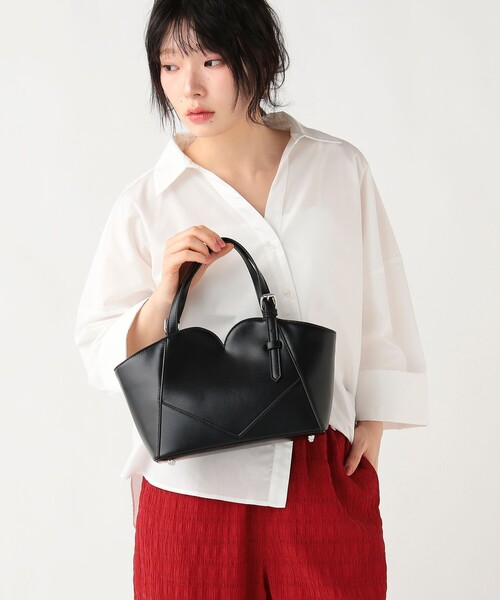 BEAMS HEART(ビームスハート)の「【7/16値下げ】ハート切り替え トート ショルダーバッグ(ショルダーバッグ・レディース・レッド/ブラック・ONE SIZE)」の3枚目の写真