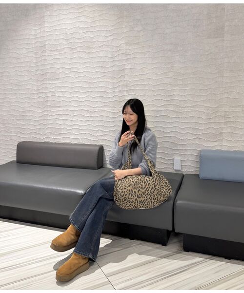 HAVISM（ヘビズム）の「LEOPARD SHOULDER BAG(BROWN)（ショルダーバッグ・レディース・その他・ONE SIZE）」の5枚目の写真