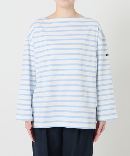 洗える】LE MINOR/ルミノア 別注ボーダープルオーバー（Tシャツ