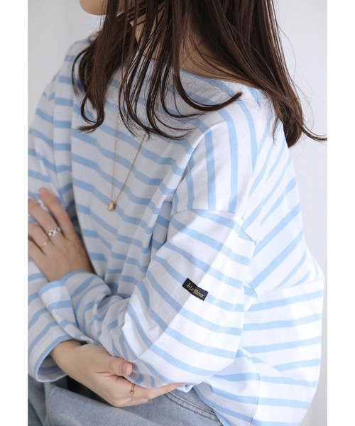 専用mavunoLe Minor ボーダー別注長袖トップス 洗える】LE MINOR/ルミノア 別注ボーダープルオーバー（Tシャツ