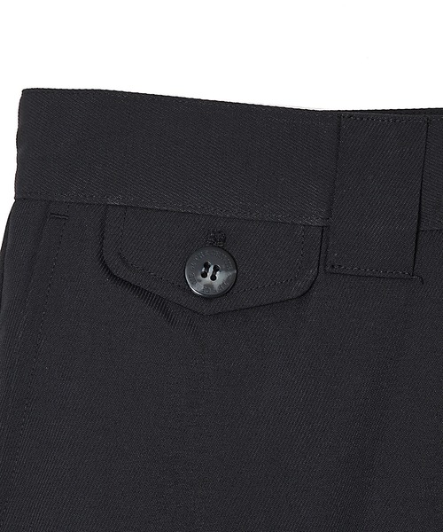 CRIMIE（クライミー）の「TAILORED TROUSERS _ KERSEY TWILL EASY CARE（スラックス・メンズ・ブラック・S/M/L/XL/XXL）」の6枚目の写真