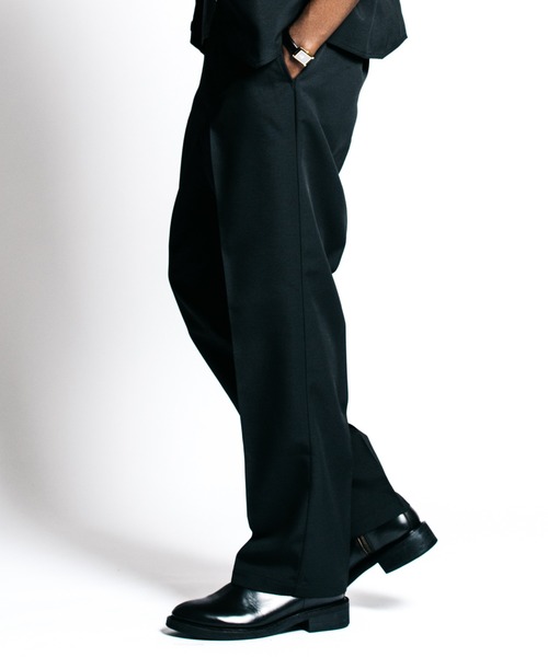 CRIMIE（クライミー）の「TAILORED TROUSERS _ KERSEY TWILL EASY CARE（スラックス・メンズ・ブラック・S/M/L/XL/XXL）」の9枚目の写真