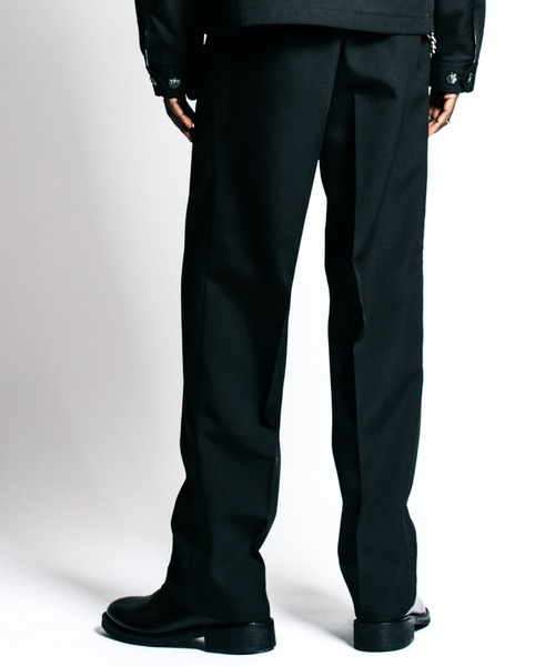 CRIMIE（クライミー）の「TAILORED TROUSERS _ KERSEY TWILL EASY CARE（スラックス・メンズ・ブラック・S/M/L/XL/XXL）」の10枚目の写真