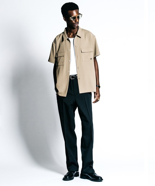 CRIMIE（クライミー）の「TAILORED TROUSERS _ KERSEY TWILL EASY CARE（スラックス・メンズ・ブラック・S/M/L/XL/XXL）」の13枚目の写真