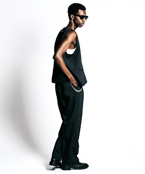 CRIMIE（クライミー）の「TAILORED TROUSERS _ KERSEY TWILL EASY CARE（スラックス・メンズ・ブラック・S/M/L/XL/XXL）」の15枚目の写真