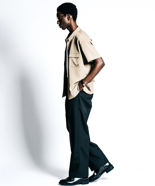 CRIMIE（クライミー）の「TAILORED TROUSERS _ KERSEY TWILL EASY CARE（スラックス・メンズ・ブラック・S/M/L/XL/XXL）」の16枚目の写真