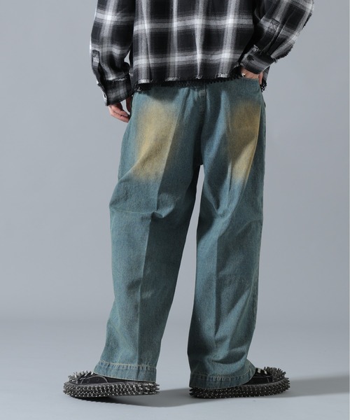 DANKE SCHON（ダンケシェーン）の「【WEB&DEPOT限定】DankeSchon/ダンケシェーン/VINTAGE DENIM PANTS（デニムパンツ・メンズ・その他18/ブルー・XL/M/L）」の20枚目の写真