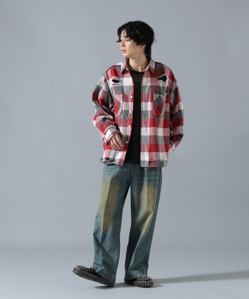 DANKE SCHON（ダンケシェーン）の「【WEB&DEPOT限定】DankeSchon/ダンケシェーン/VINTAGE DENIM PANTS（デニムパンツ・メンズ・その他18/ブルー・XL/M/L）」の19枚目の写真