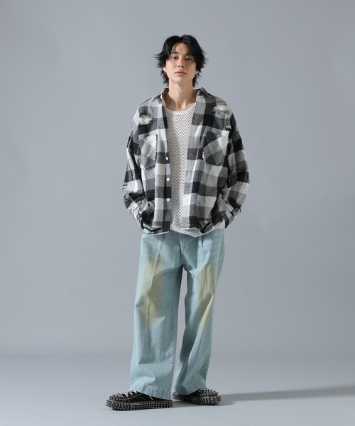 DANKE SCHON（ダンケシェーン）の「【WEB&DEPOT限定】DankeSchon/ダンケシェーン/VINTAGE DENIM PANTS（デニムパンツ・メンズ・その他18/ブルー・XL/M/L）」の21枚目の写真
