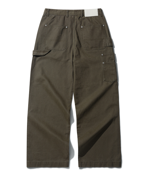 DECET(デケト)の「Painter Wide Pants DCPT070Olive(その他パンツ・メンズ・その他・26/30/28/34/32)」の6枚目の写真