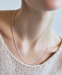 TEN. | 【新作】SILVER925 ボールチェーンコンビネックレス 50cm(ネックレス)