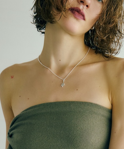 TEN.(テン)の「【新作】SILVER925 ボールチェーンコンビネックレス 50cm(ネックレス・レディース・シルバー・FREE)」の2枚目の写真