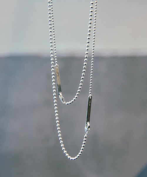 TEN.(テン)の「【新作】SILVER925 ボールチェーンコンビネックレス 50cm(ネックレス・レディース・シルバー・FREE)」の8枚目の写真