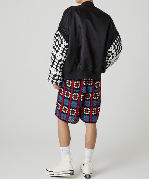 DISCOVERED（ディスカバード）の「【DISCOVERED/ディスカバード】CROCHET SLEEVE MA-1（MA-1・メンズ・ブラック/ブラック系2・3/1）」の10枚目の写真