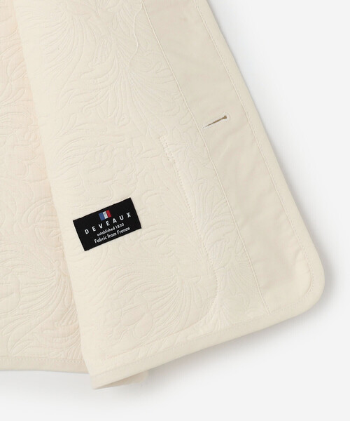 ORCIVAL（オーシバル）の「ORCIVAL | コットンポリジャカード トリミングベスト WOMEN（ベスト・レディース・ブラック/オフホワイト・1）」の8枚目の写真