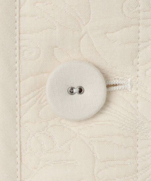 ORCIVAL（オーシバル）の「ORCIVAL | コットンポリジャカード トリミングベスト WOMEN（ベスト・レディース・ブラック/オフホワイト・1）」の9枚目の写真