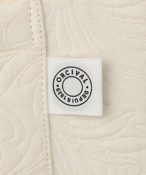 ORCIVAL（オーシバル）の「ORCIVAL | コットンポリジャカード トリミングベスト WOMEN（ベスト・レディース・ブラック/オフホワイト・1）」の11枚目の写真